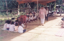 Prasad distribution program_asrama premises.